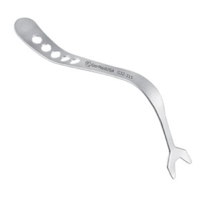 Proximal Tibial TKA Retractor Length 12" Depth from Bend 5" Blade Width 1.5"
